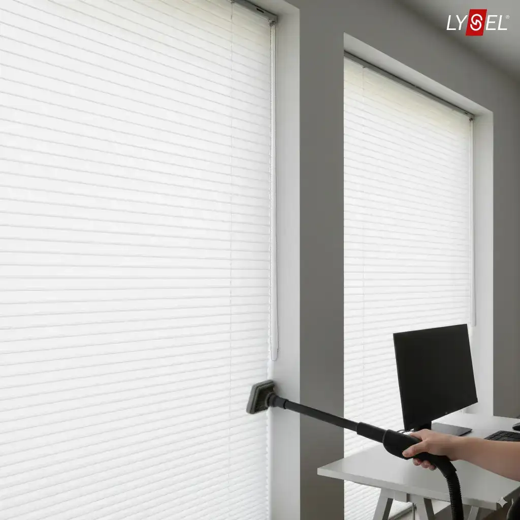 Sicht- und Sonnenschutz: Pflege von Plissee und Rollo für UV-, Blend- und Hitzeschutz im Wohn- und Arbeitsbereich Sicht- und Sonnenschutz im Wohn- und Arbeitsbereich mit Plissee und Rollo, schonende Pflege mit weicher Bürstendüse und Mikrofasertuch, UV-Schutz, Blendschutz am Bildschirmarbeitsplatz und Hitzeschutz durch diffuses Tageslicht, saubere Gewebe sowie leichtgängige Führung und gleichmäßige Spannung